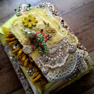 Yellow boho envelope set