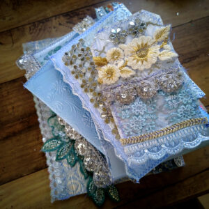 Blue envelope set