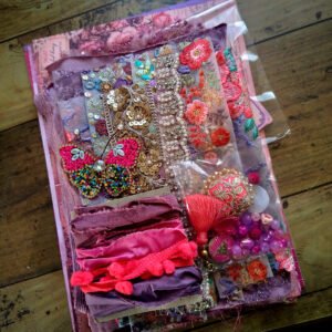 Pinkish purple boho journal kit