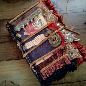 Black/copper boho junk journal
